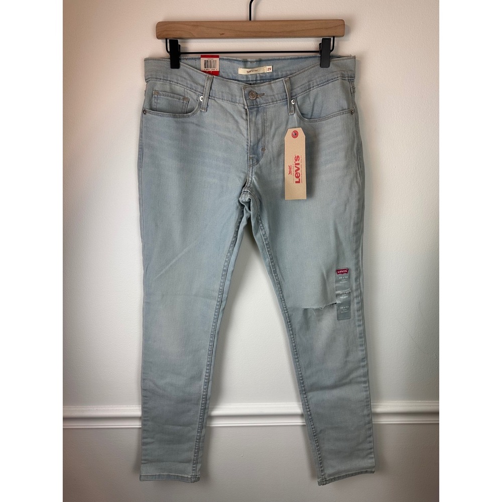 LEVI'S Denim Women's Light Wash Low Rise 524 Skinny Jeans NWT | Size 29x32
